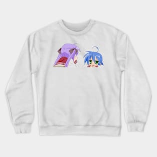 Kagamin and Konata just talkin' Crewneck Sweatshirt